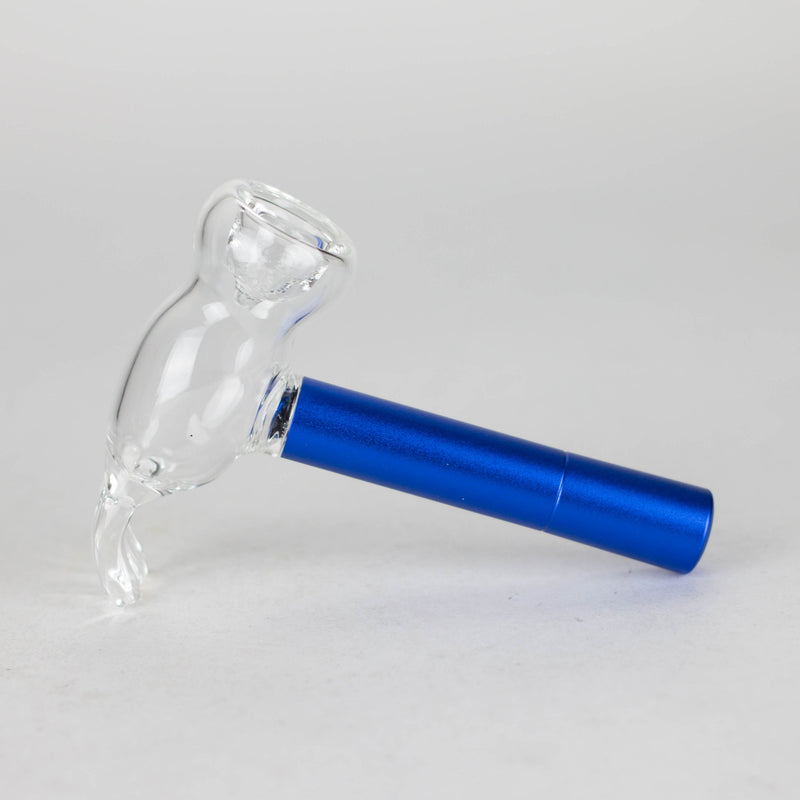 O 4.5" Pipe -Aluminum+Glass [YD2089]