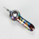 5" Pipe Metal Small Silicone Pill Case Inside - Rainbow [YD2083] Nectar Collector Canadian Distributor