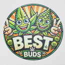TRIM QUEEN | 420 VINTAGE ROUND SIGNS Flag · Sign Trim Queen BEST BUDS