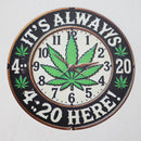 TRIM QUEEN | 420 VINTAGE ROUND SIGNS Flag · Sign Trim Queen ITS ALWAYS 420 HERE