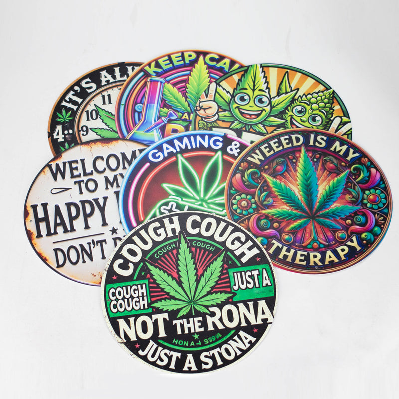 O TRIM QUEEN | 420 VINTAGE ROUND SIGNS