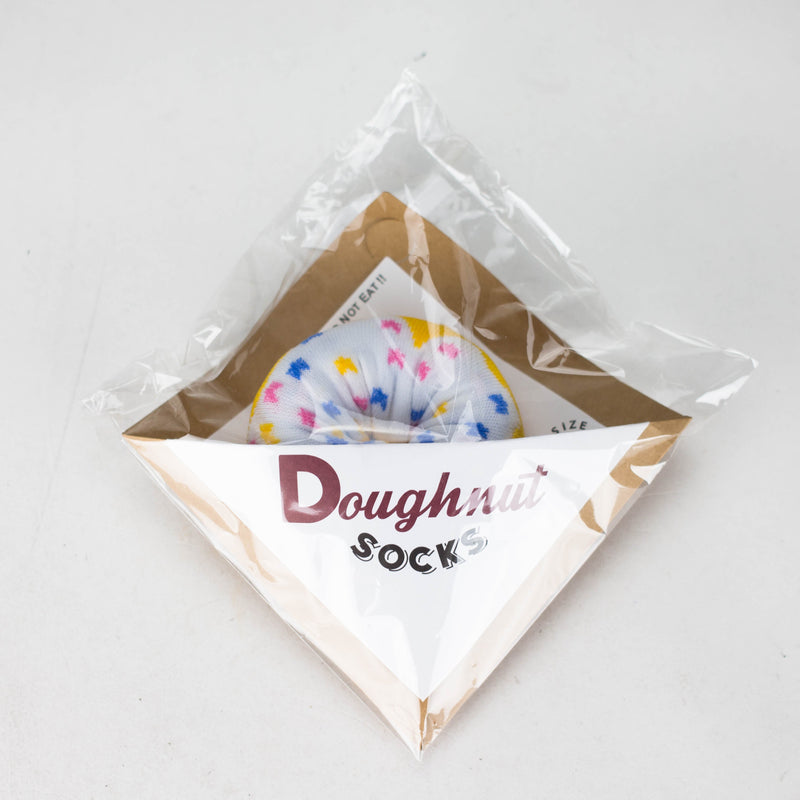 TRIM QUEEN | DONUT PINK SWIRL SOCKS Footwear Trim Queen YELLOW SPRINKLE