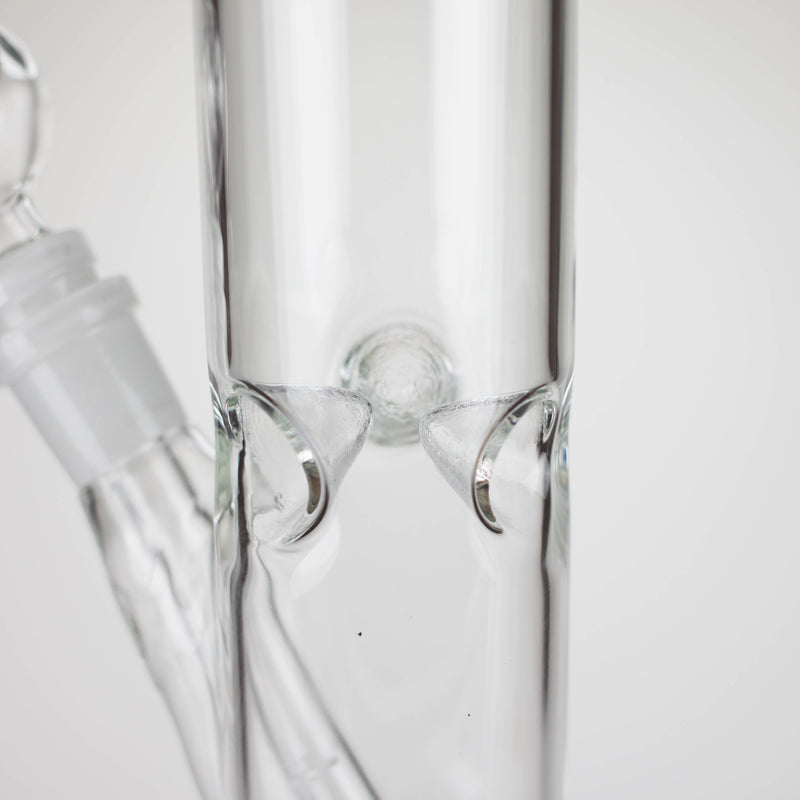 O 12" Clear Straight Tube Bong