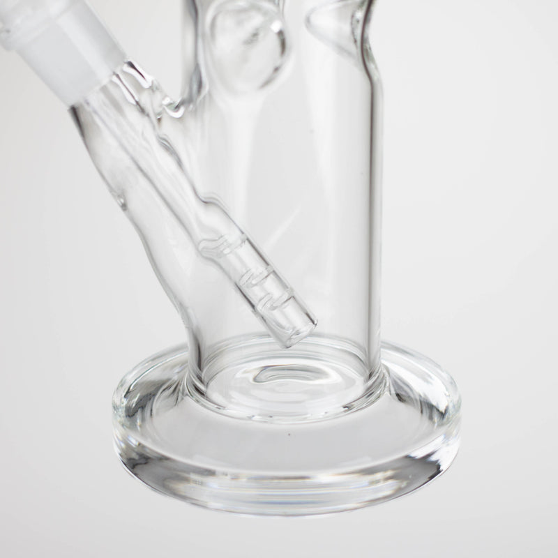 O 12" Clear Straight Tube Bong