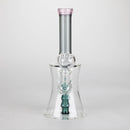 8" Assorted color tube glass bong with caterpilar diffuser Glass Bong Bongzie Smokes