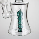 8" Assorted color tube glass bong with caterpilar diffuser Glass Bong Bongzie Smokes