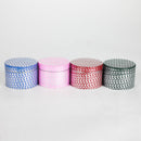 58mm Dollor sign aluminium grinder Pack of 12 Display Pack Bongzie Smokes