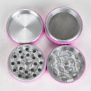 58mm Dollor sign aluminium grinder Pack of 12 Display Pack Bongzie Smokes