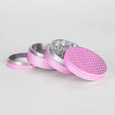 58mm Dollor sign aluminium grinder Pack of 12 Display Pack Bongzie Smokes