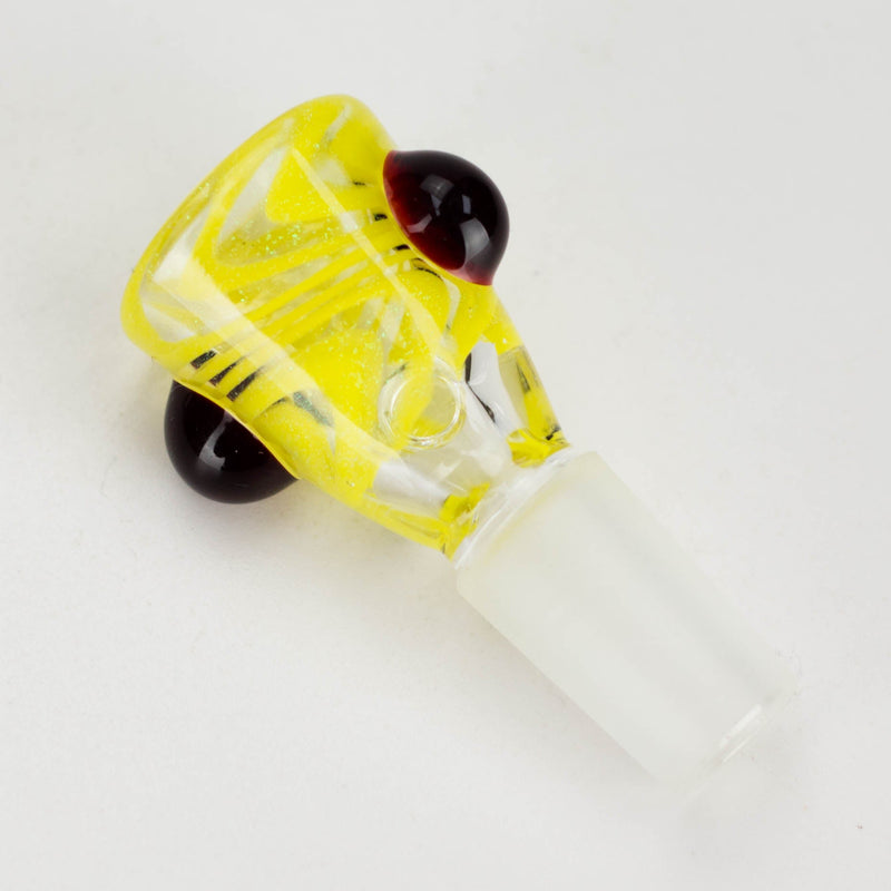 O Shine Glassworks | Dichro Vacstack 14mm  3 Hole bowl - made in canada