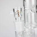 Tech Tubes | 14" Circ Cannon Clear Glass Bong Glass Bong Maq Distributors