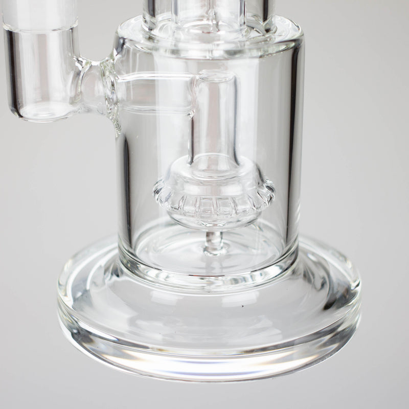 O Tech Tubes | 14" Circ Cannon Clear Glass Bong