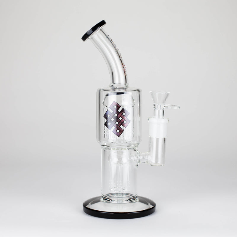 O Karma | Glass Bong 11" Double Tree Bend