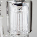 Karma | Glass Bong 11" Double Tree Bend Glass Bong Maq Distributors