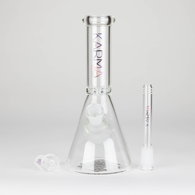 O Karma | 9" Skinny Beaker Glass Bong