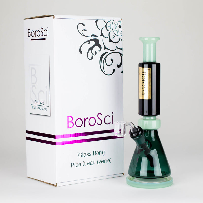 O BoroSci | 10" Retro Mini Beaker with Banger Glass Rig