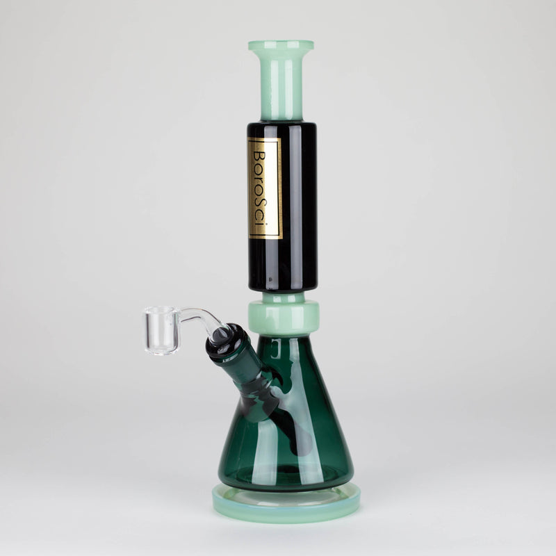 O BoroSci | 10" Retro Mini Beaker with Banger Glass Rig