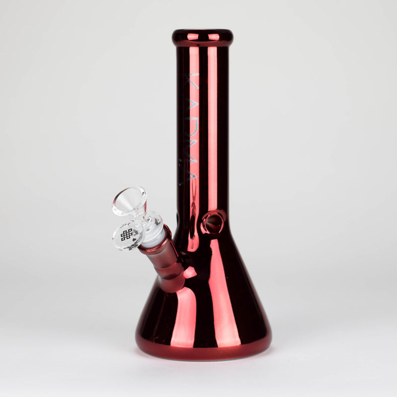 O Karma | Glass Bong 9" Beaker Metallic