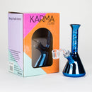 Karma | 7" Metallic Sandblasted Beaker Glass Dab Rig Glass Rig Maq Distributors