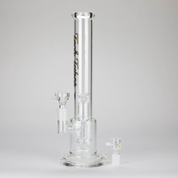 O Tech Tubes | 14" Circ Cannon Clear Glass Bong