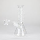 Karma | 7" Sandblasted Beaker Glass Dab Rig Glass Rig Maq Distributors