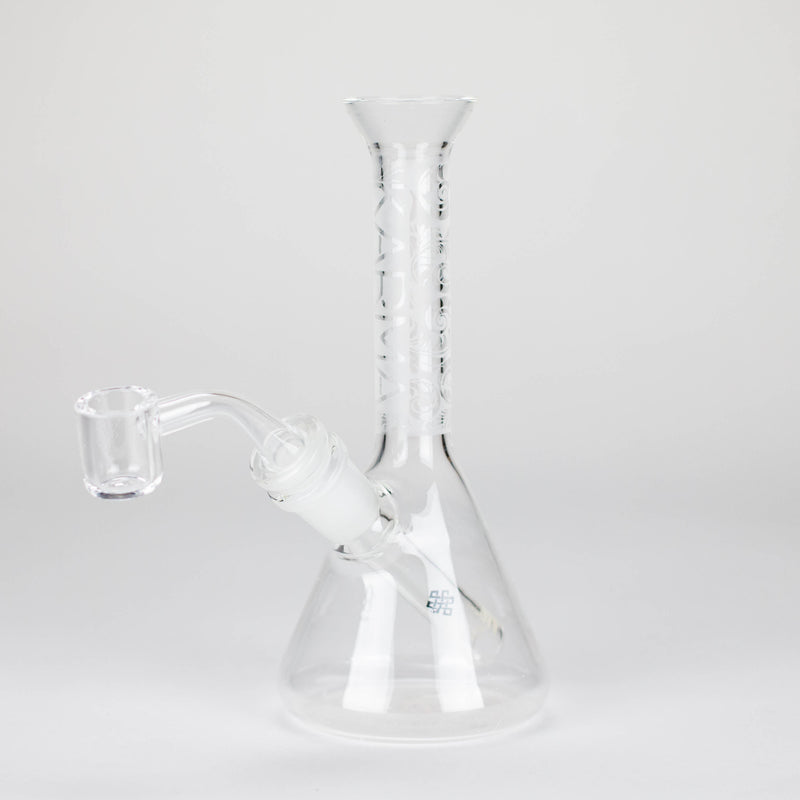 O Karma | 7" Sandblasted Beaker Glass Dab Rig