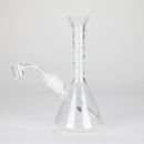 Karma | 7" Sandblasted Beaker Glass Dab Rig Glass Rig Maq Distributors