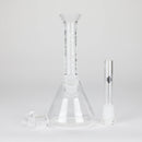Karma | 7" Sandblasted Beaker Glass Dab Rig Glass Rig Maq Distributors