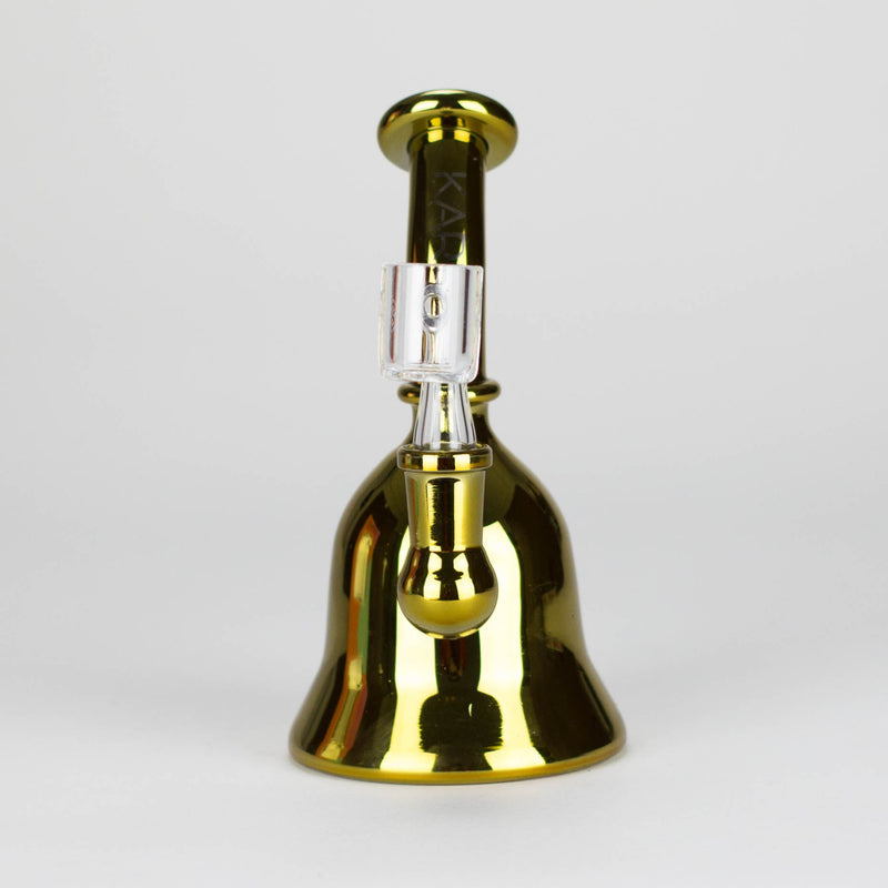 O Karma | 6" Metallic Gold Kettle Glass Dab Rig