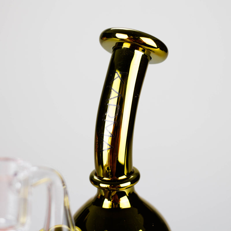 O Karma | 6" Metallic Gold Kettle Glass Dab Rig