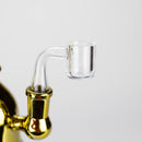 Karma | 6" Metallic Gold Kettle Glass Dab Rig Glass Rig Maq Distributors