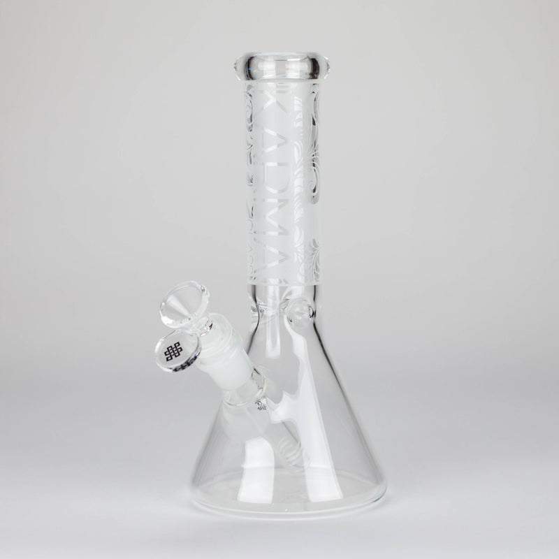 O Karma | 9" Beaker Sandblasted Glass Bong