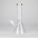 Karma | 9" Beaker Sandblasted Glass Bong Glass Bong Maq Distributors