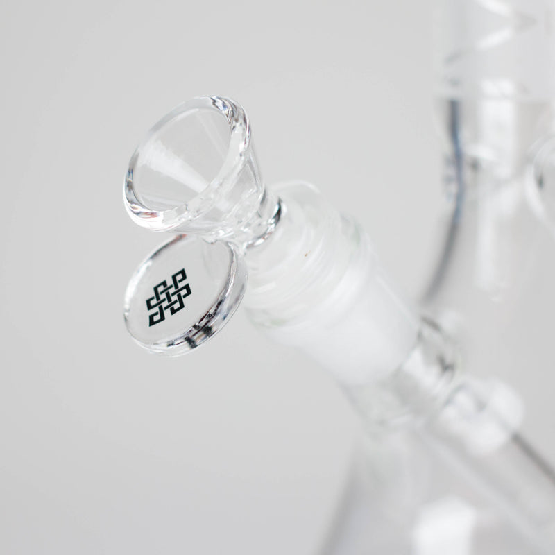 O Karma | 9" Beaker Sandblasted Glass Bong