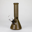 Karma | 9" Beaker Lightning Plated Glass Bong Glass Bong Maq Distributors Yellow