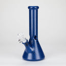 Karma | 9" Beaker Lightning Plated Glass Bong Glass Bong Maq Distributors Blue
