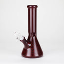 Karma | 9" Beaker Lightning Plated Glass Bong Glass Bong Maq Distributors Red