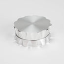 CanaCrush | Grooved 2" 2-Piece Grinder Regular Grinder Maq Distributors Silver