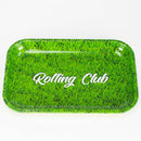 Rolling Club | Metal Rolling Tray - Medium Tray Maq Distributors Grass