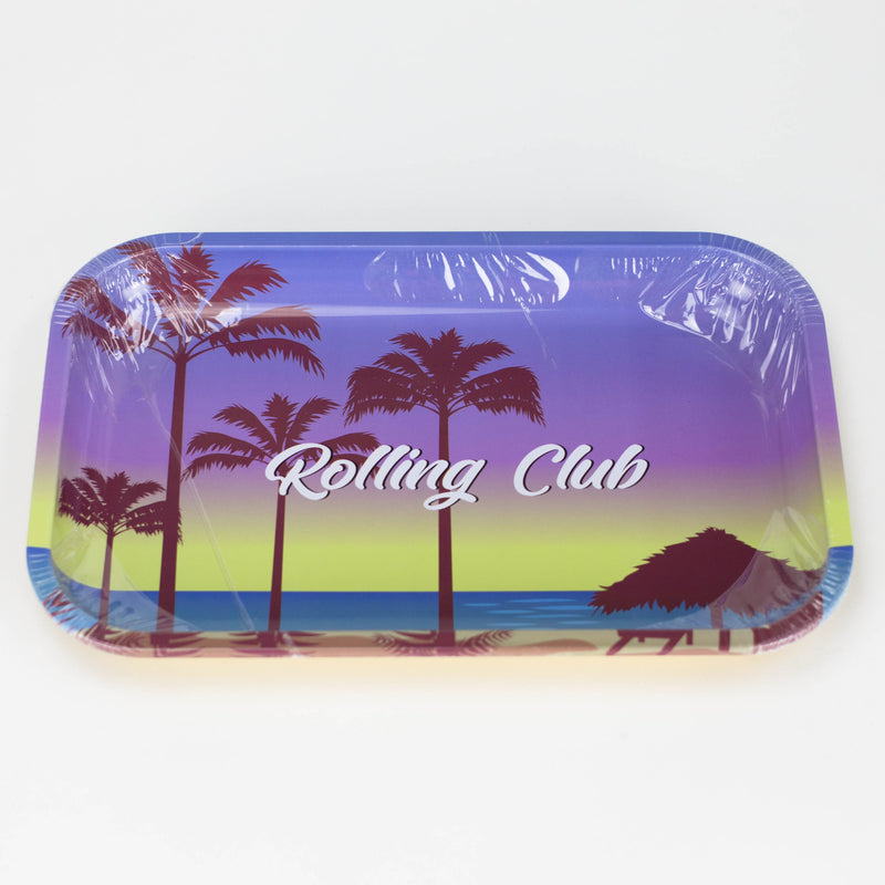 O Rolling Club | Metal Rolling Tray - Medium