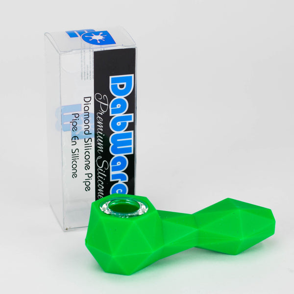 O Dabware | Silicone Pipe Platinum Diamond (Green)