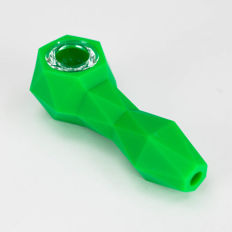 O Dabware | Silicone Pipe Platinum Diamond (Green)