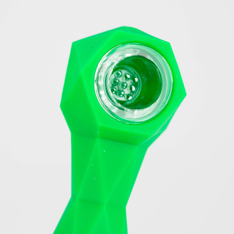 O Dabware | Silicone Pipe Platinum Diamond (Green)