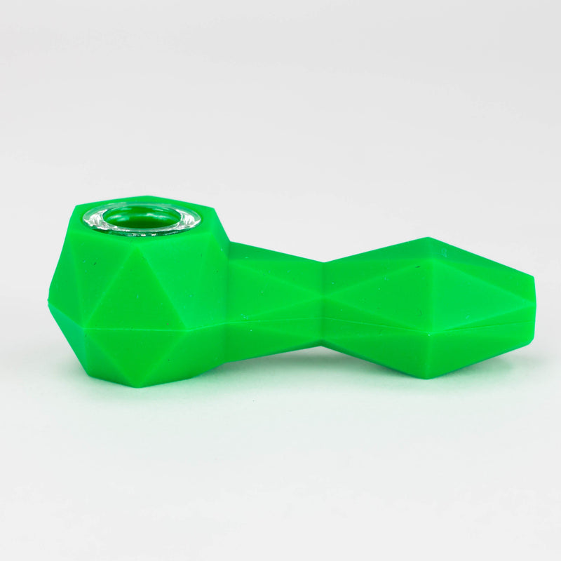 O Dabware | Silicone Pipe Platinum Diamond (Green)