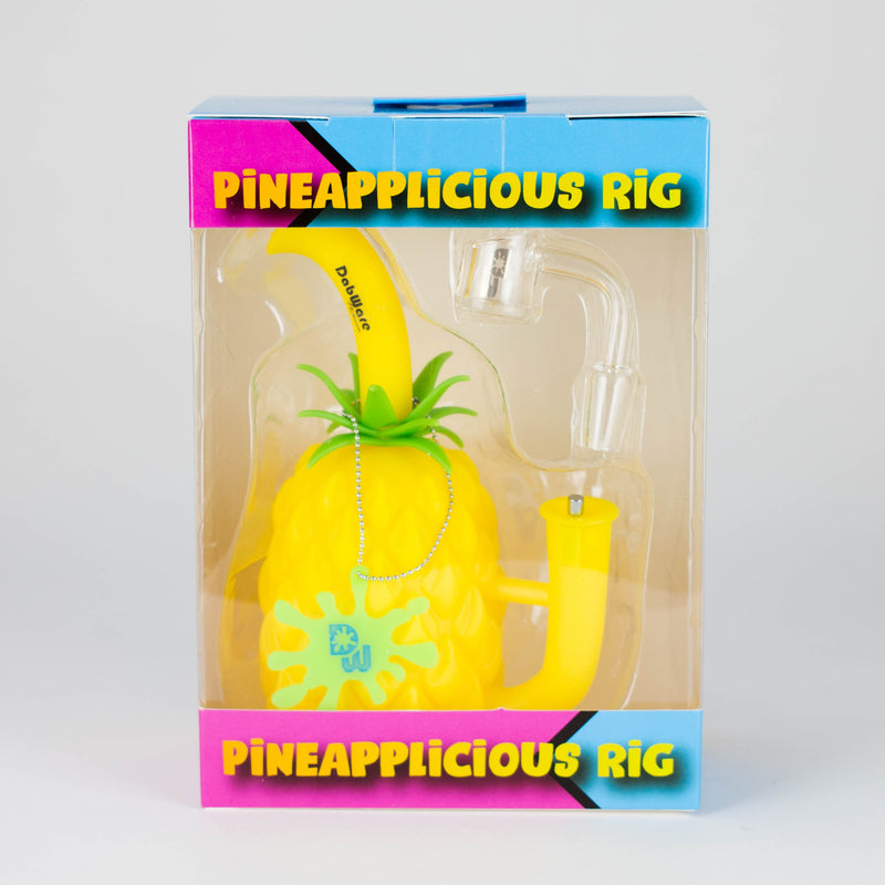 O Dabware | Silicone Rig Platinum Pineapple Rig (Yellow)