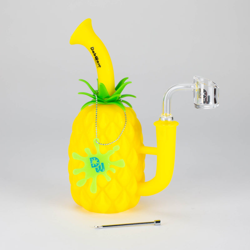 O Dabware | Silicone Rig Platinum Pineapple Rig (Yellow)