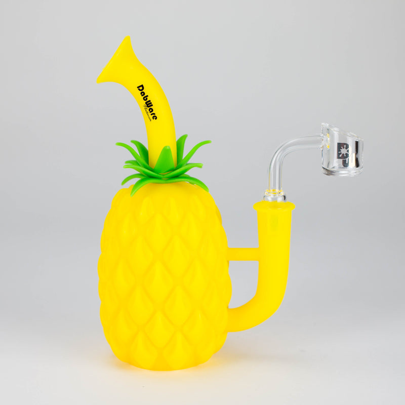 O Dabware | Silicone Rig Platinum Pineapple Rig (Yellow)