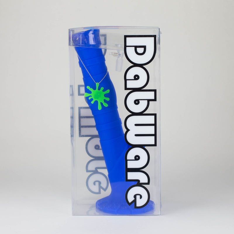 O Dabware | Silicone Bong Platinum 14" Straight Shooter 2PC