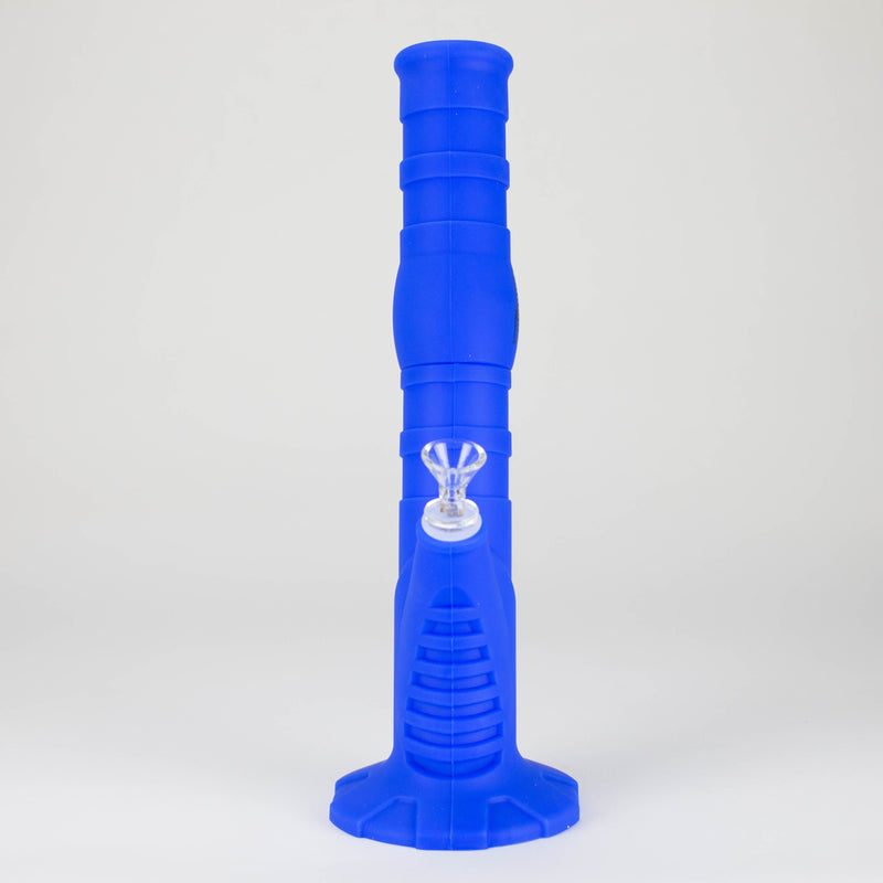 O Dabware | Silicone Bong Platinum 14" Straight Shooter 2PC