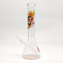 12" 44mm Tube 4mm Cartoon Design Beaker Bong Glass Bong Super Supplys Inc